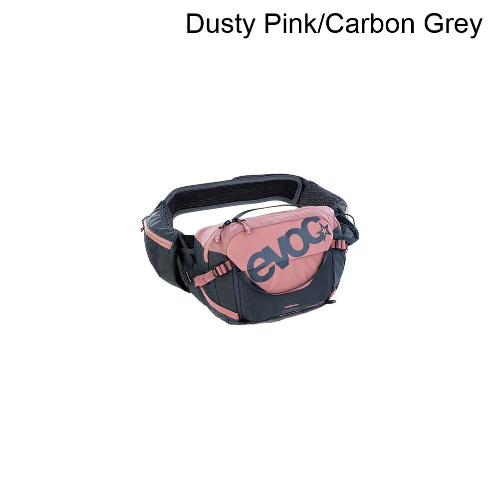 (取寄) イーボック ヒップ パック プロ 3 + 1.5L ブラダー Evoc Hip Pack Pro 3 + 1.5L Bladder Dusty Pink/Carbon Grey