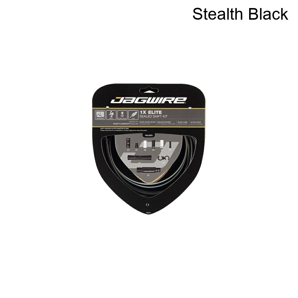 ■商品詳細■ブランドJagwireジャグワイヤー■商品名1x Elite Sealed Shift Cable Kit1x エリート シールド シフト ケーブル キット■商品状態新品・並行輸入品■色Stealth Black■備考(取寄) ジャグワイヤー 1x エリート シールド シフト ケーブル キット Jagwire 1x Elite Sealed Shift Cable Kit Stealth BlackJagwire サイクリング 自転車 ブレーキケーブル パーツ ブレーキパーツbc-jaga00a