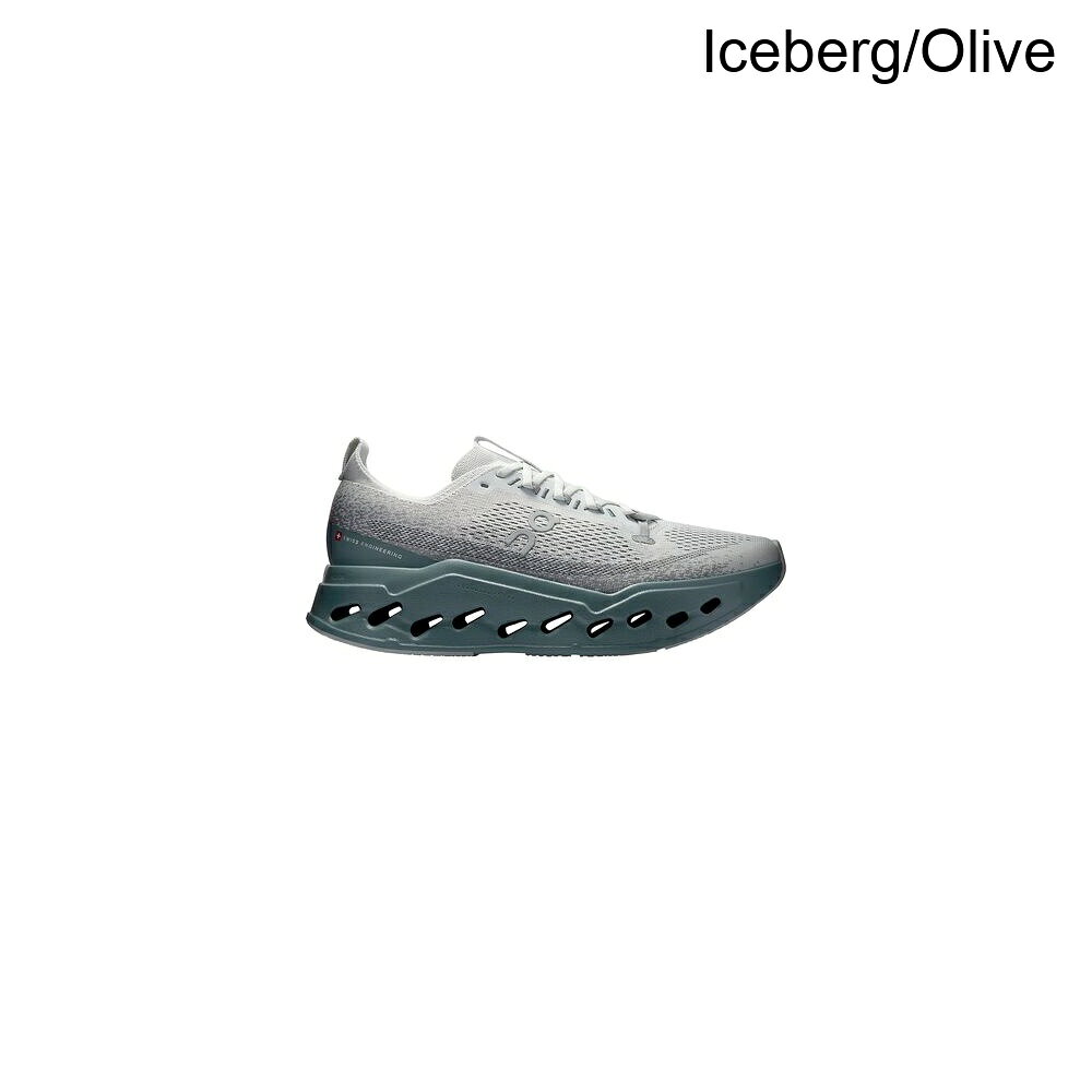 (取寄) オンランニング メンズ クラウドサーファー マックス ランニング シューズ - メンズ On Running men Cloudsurfer Max Running Shoe - Men's Iceberg/Olive