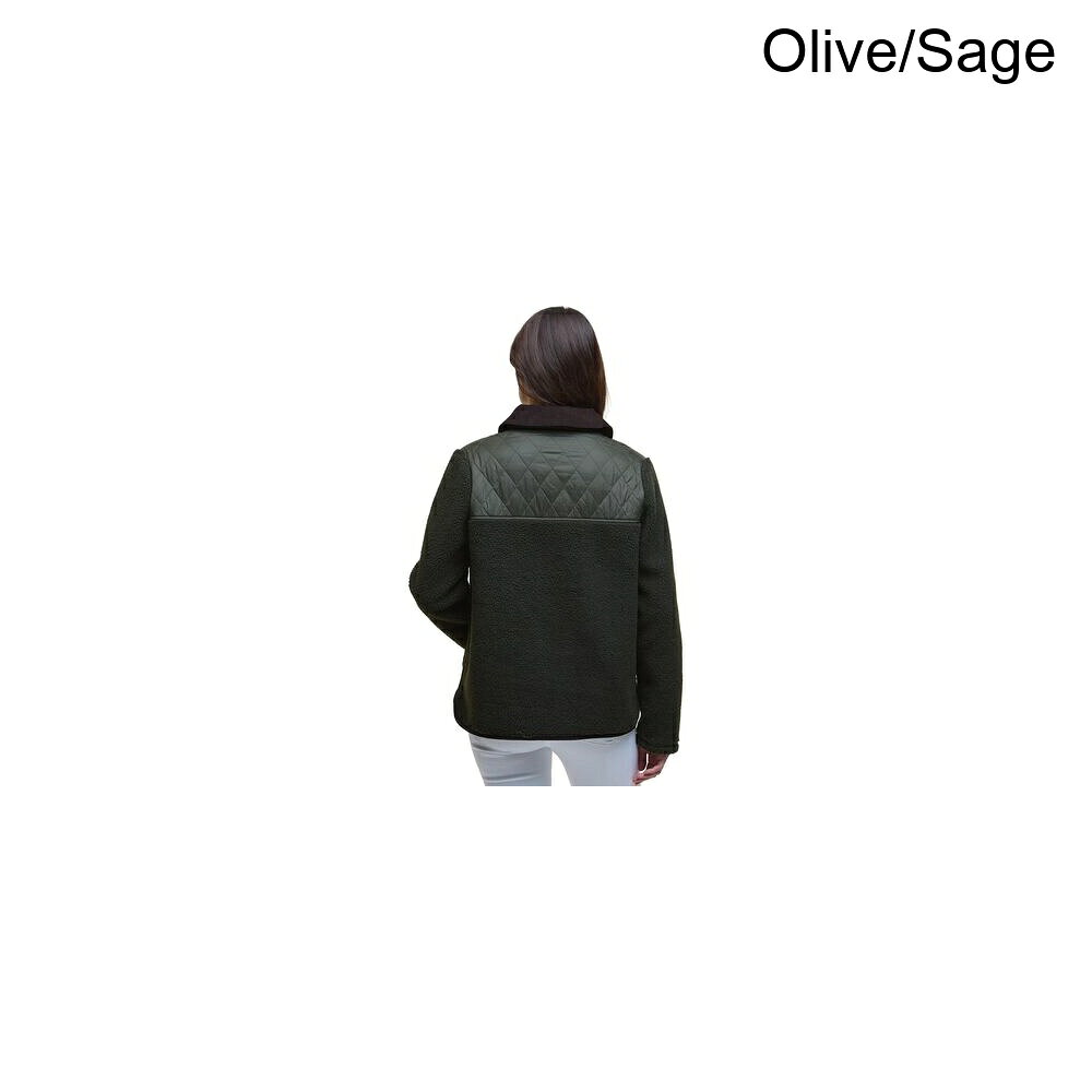 スウィートラグの(取寄) バブアー レディース ローレル フリース ジャケット - ウィメンズ Barbour women Laurel Fleece Jacket - Women's Olive/Sage｜アングル2