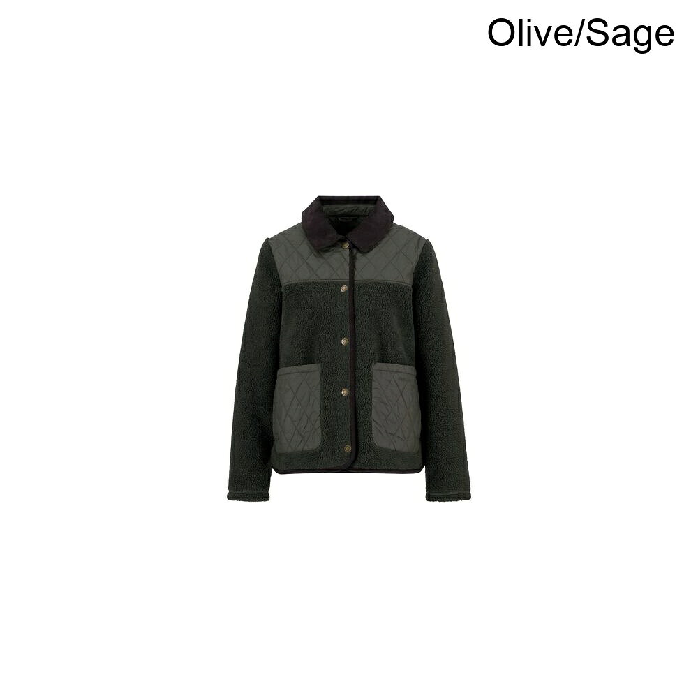 スウィートラグの(取寄) バブアー レディース ローレル フリース ジャケット - ウィメンズ Barbour women Laurel Fleece Jacket - Women's Olive/Sage｜アングル3