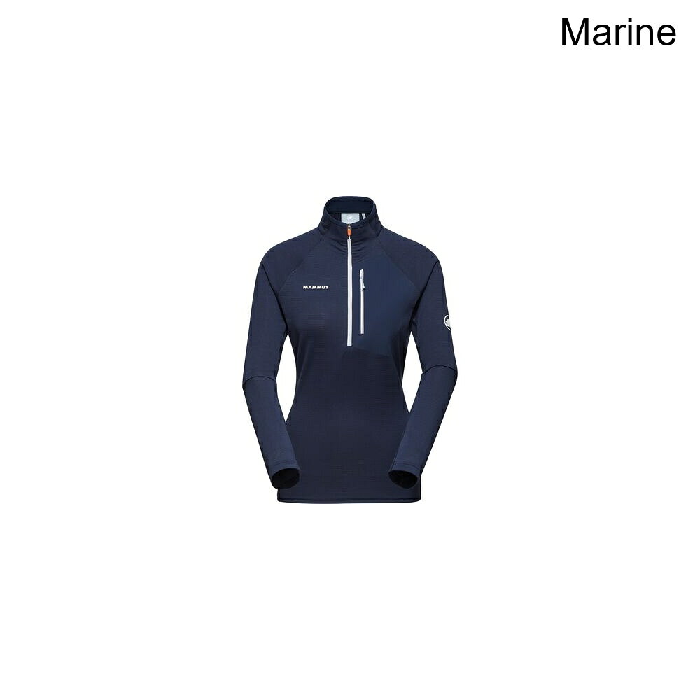 スウィートラグの(取寄) マムート レディース アエナジー ライト ml 1/2-ジップ プルオーバー - ウィメンズ Mammut women Aenergy Light ML 1/2-Zip Pullover - Women's Marine｜アングル3