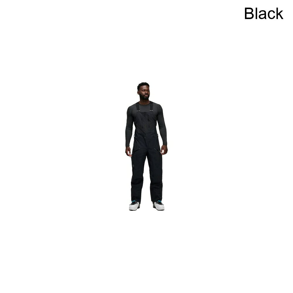(取寄) ブラックダイヤモンド メンズ リーコン ストレッチ ビブ パンツ - メンズ Black Diamond men Recon Stretch Bib Pant - Men's Black