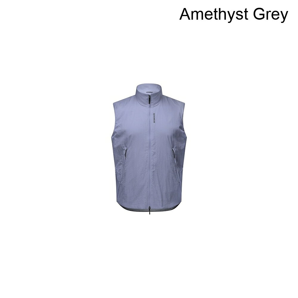 (取寄) ゴアウェア メンズ ウインドストッパー インサレーテッド ベスト - メンズ GOREWEAR men CONCURVE WINDSTOPPER Insulated Vest - Men's Amethyst Grey