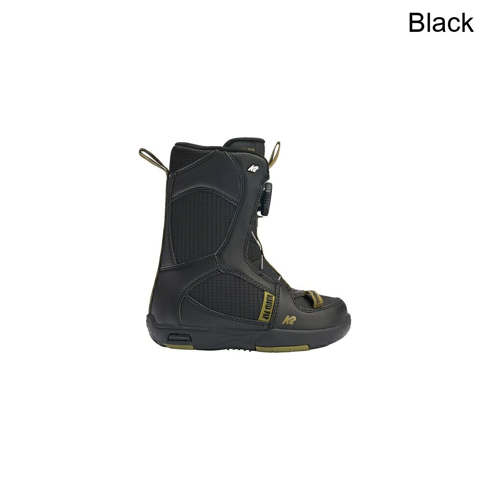 (取寄) ケーツー キッズ リル ミニ スノーボード ブーツ - 2027 - キッズ K2 kids Lil Mini Snowboard Boot - 2027 - Kids' Black