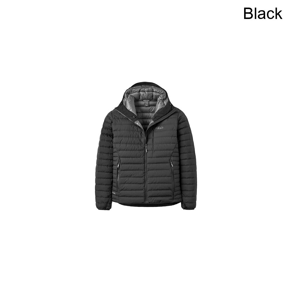 (取寄) ラブ メンズ マイクロライト ウインドストッパー ブーディ - メンズ Rab men Microlight Windstopper Hoodie - Men's Black
