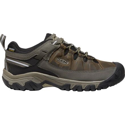 Rakuten - (取寄) キーン メンズ ターギー 3 ウォータープルーフ レザー ワイド ハイキング シューズ - メンズ KEEN men Targhee III Waterproof Leather Wide Hiking Shoe - Men's Bungee Cord/Black
