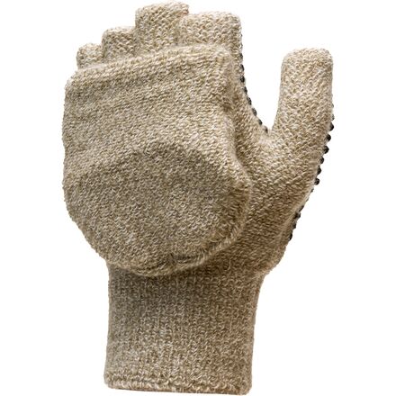 (取寄) キンコ アリエスカ ラグ ウール ライン ニット シェル 1/2-フィンガー + コンバート フード Kinco Alyeska Rag Wool Lined Knit Shell 1/2-Finger + Convert Hood