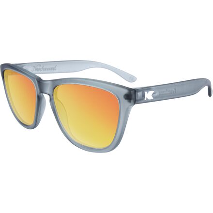 (取寄) ノックアラウンド プレミアムズ ポーラライズド サングラス Knockaround Premiums Polarized Sunglasses Frosted Grey/Red Sunset