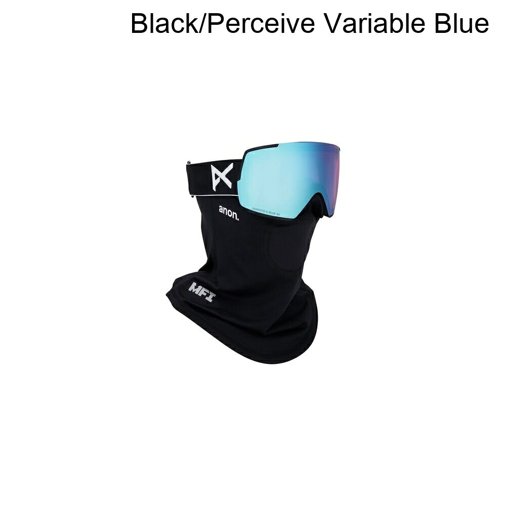 (取寄) アノン M5 ゴーグルズ + MFI マスク Anon M5 Goggles + MFI Mask Black/Perceive Variable Blue