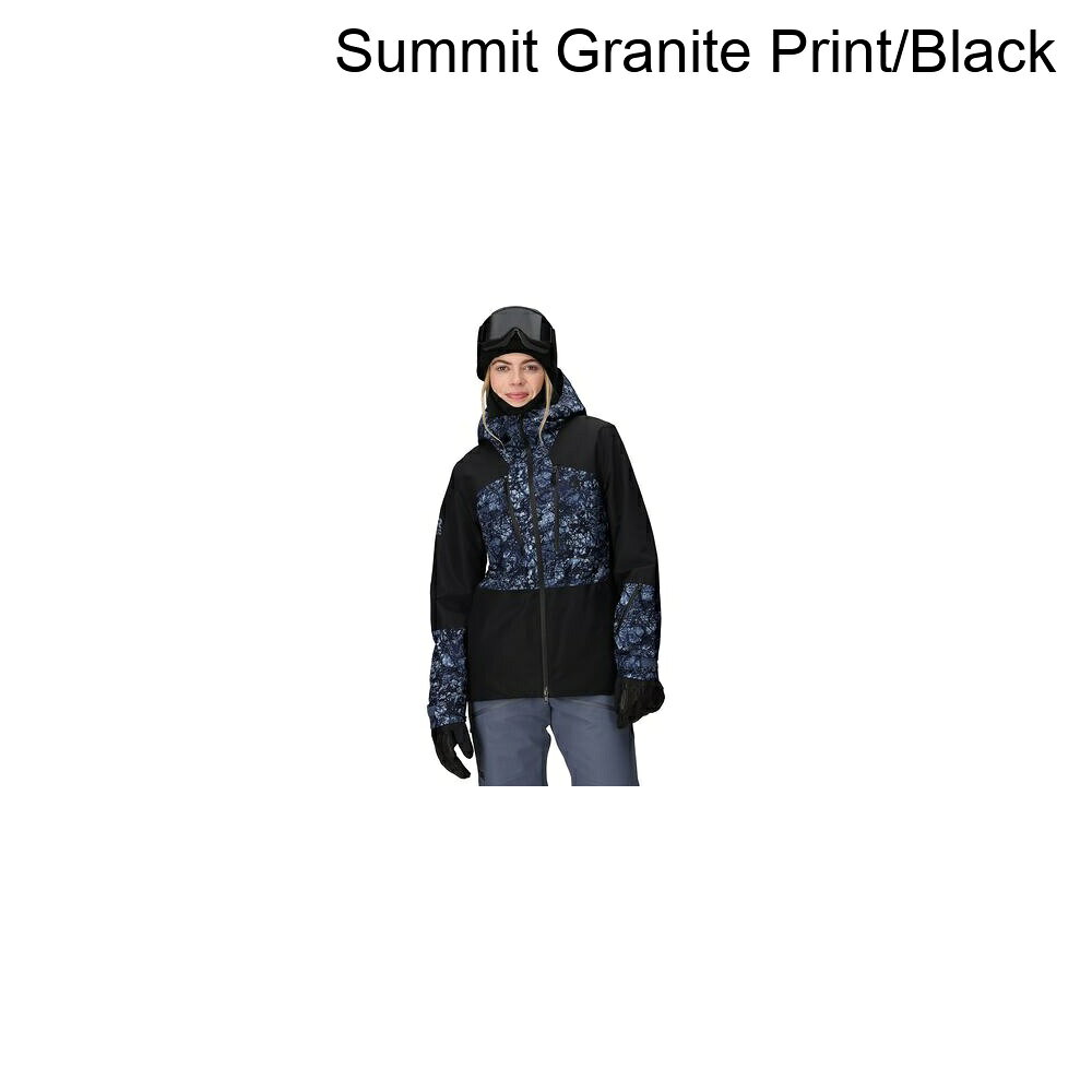 (取寄) アウトドア リサーチ レディース ジャケット - ウィメンズ Outdoor Research women Powderverse Jacket - Women's Summit Granite Print/Black