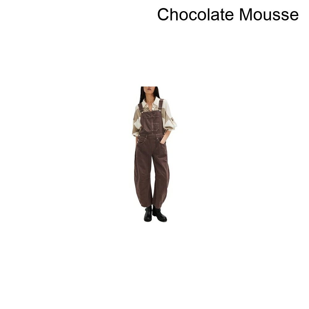 (取寄) フリーピープル レディース グッド ラック オーバーオール - ウィメンズ Free People women Good Luck Overall - Women's Chocolate Mousse