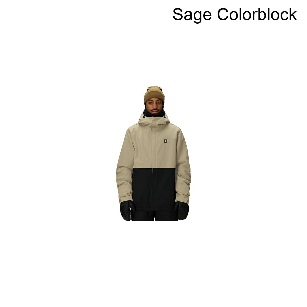 (取寄) シックスエイトシックス メンズ ファウンデーション インサレーテッド ジャケット - メンズ 686 men Foundation Insulated Jacket - Men's Sage Colorblock