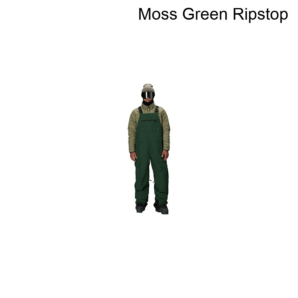 (取寄) シックスエイトシックス メンズ ホット ラップ インサレーテッド ビブ - メンズ 686 men Hot Lap Insulated Bib - Men's Moss Green Ripstop