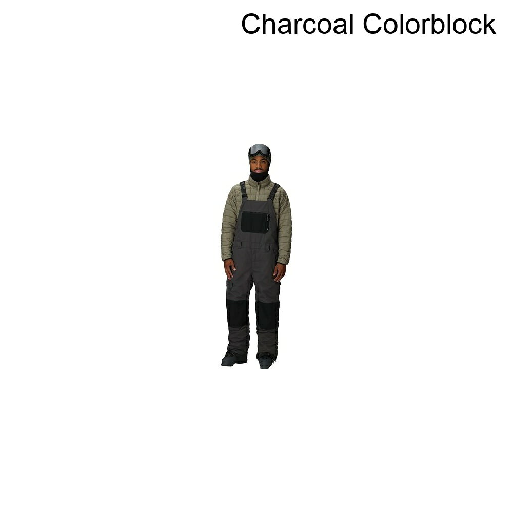 (取寄) シックスエイトシックス メンズ ホット ラップ インサレーテッド ビブ - メンズ 686 men Hot Lap Insulated Bib - Men's Charcoal Colorblock