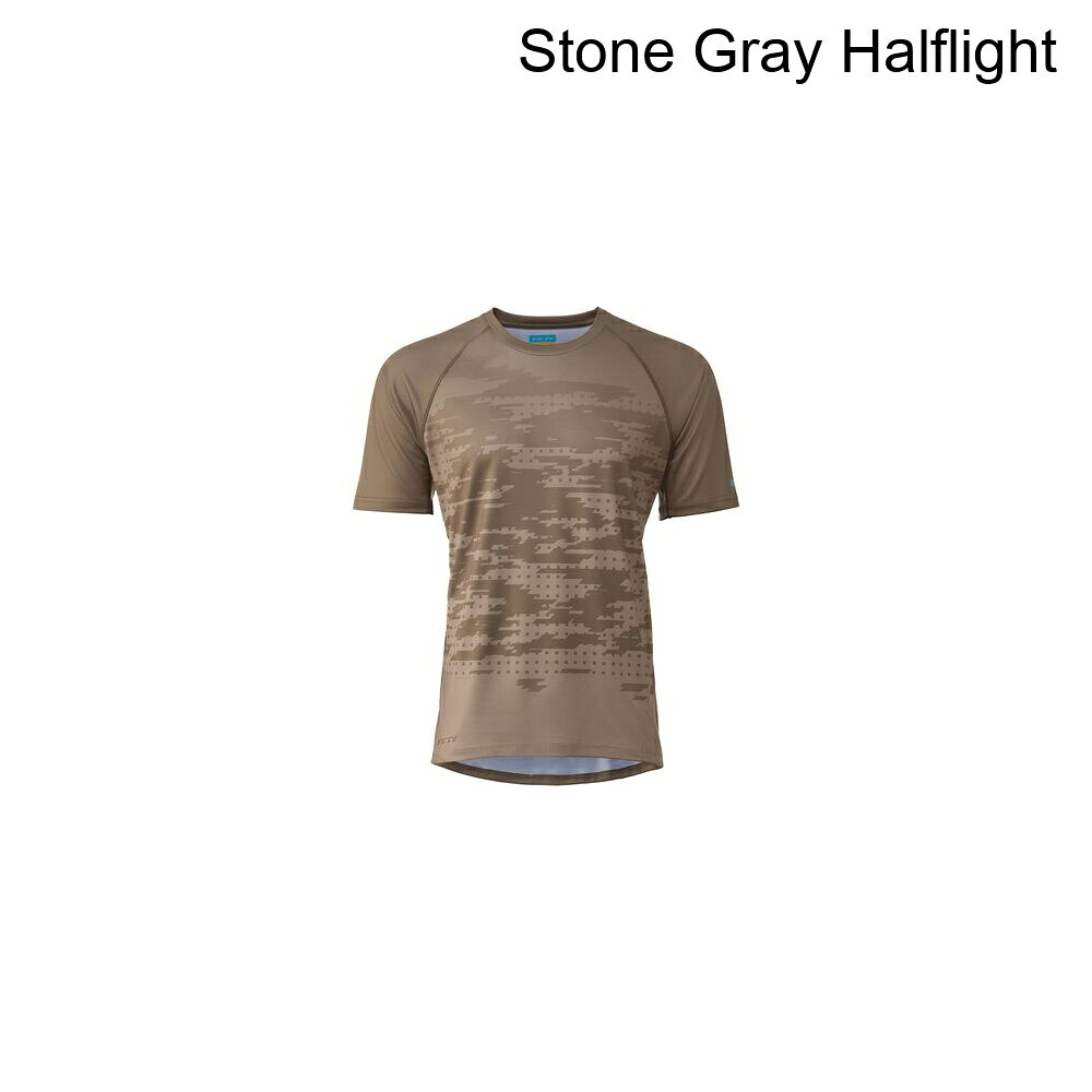 (取寄) イエティサイクルズ メンズ ロングホーン ショートスリーブ ジャージ - メンズ Yeti Cycles men Longhorn Short-Sleeve Jersey - Men's Stone Gray Halflight