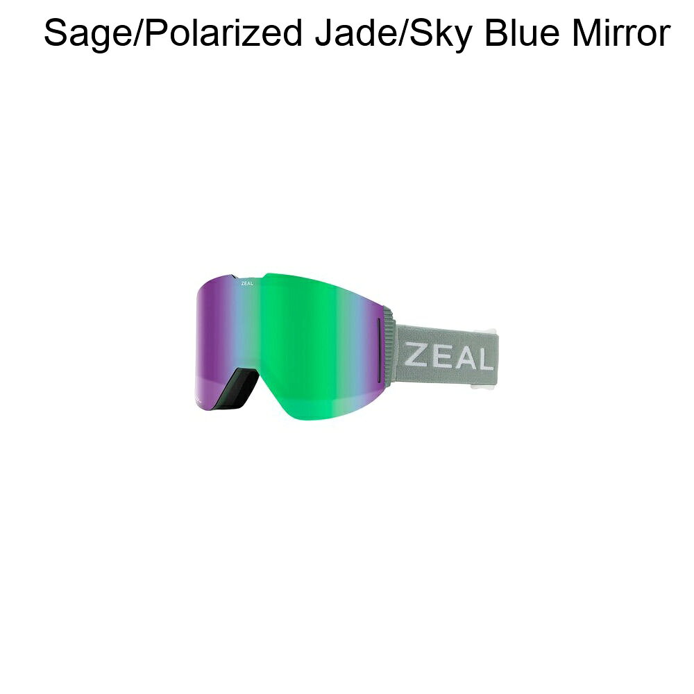 (取寄) ジール ルックアウト ポーラライズド ゴーグルズ Zeal Lookout Polarized Goggles Sage/Polarized Jade/Sky Blue Mirror