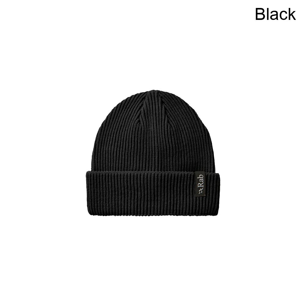 (取寄) ラブ ペリミター ロールド ビーニー Rab Perimeter Rolled Beanie Black