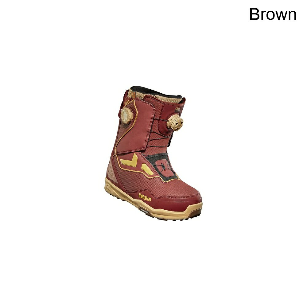 (取寄) サーティーツー TM-2 ダブル ボア メリル スノーボード ブーツ - - ワイド ThirtyTwo TM-2 Double Boa Merrill Snowboard Boot - 2026 - Wide Brown