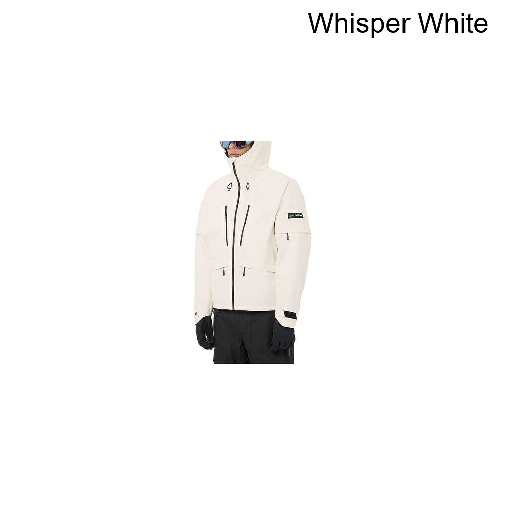 (取寄) サロモン メンズ ヴェノム フル-ジップ ジャケット - メンズ Salomon men Venom Full-Zip Jacket - Men's Whisper White