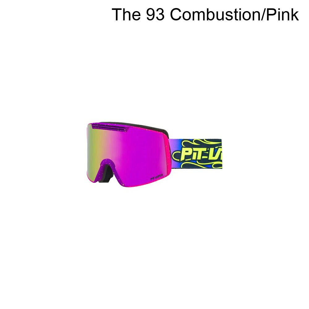 (取寄) ピットバイパー ザ ゴーグル Pit Viper The Backslap Goggle The 93 Combustion/Pink