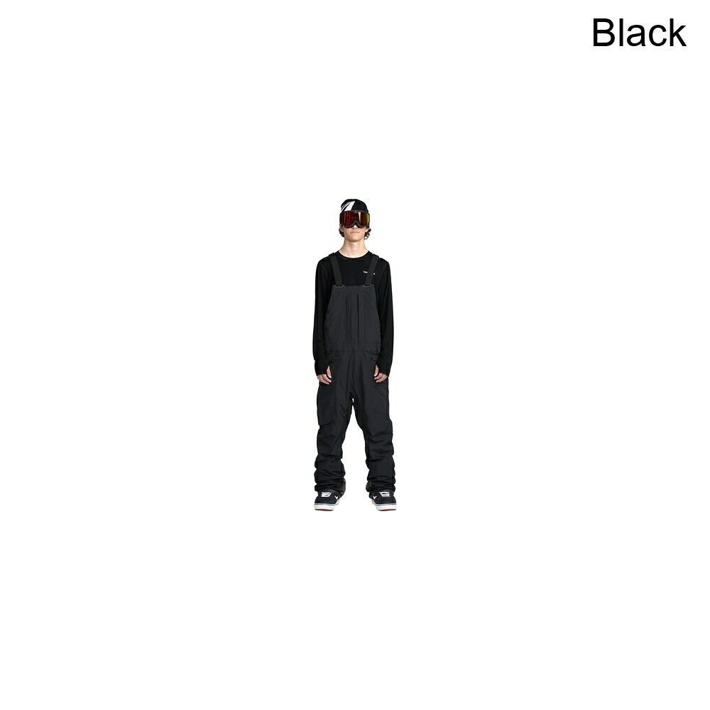 (取寄) ボルコム メンズ レイン ゴア-テックス ビブ オーバーオール - メンズ Volcom men Rain GORE-TEX Bib Overall - Men's Black