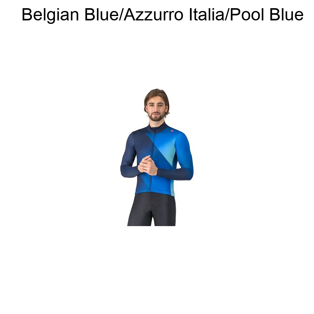 (取寄) カステリ メンズ アンプリファイ サーマル ジャージ - メンズ Castelli men Amplify Thermal Jersey - Men's Belgian Blue/Azzurro Italia/Pool Blue