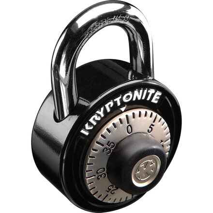 (取寄) クリプトナイト グリッパー ダイアル パッドロック Kryptonite Gripper Dial Padlock Black