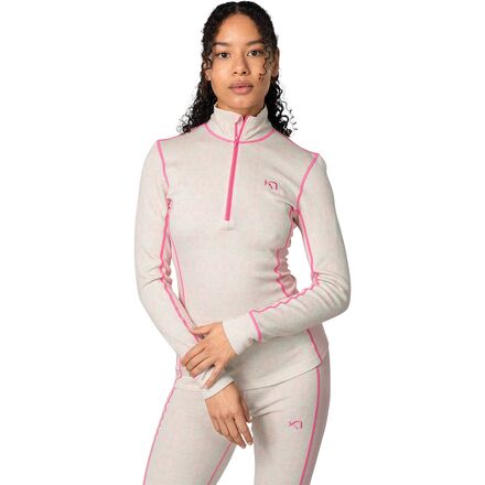 Outdoor Wear - (取寄) カリトラ レディース ロゼ ハーフ-ジップ トップ - ウィメンズ Kari Traa women Rose Half-Zip Top - Women's Cotton Candy