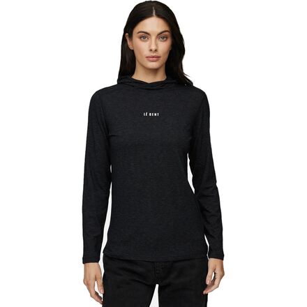 Outdoor Wear - (取寄) レディース ウルトラライト フーデット ロング-スローブ T-シャツ - ウィメンズ Le Bent women Feathertop Ultralight Hooded Long-Sleeve T-Shirt - Women's Black