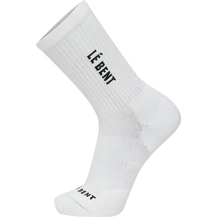 (取寄) ターゲッティド クッション ロゴ 3/4 クルー リブド ソック Le Bent Targeted Cushion Logo 3/4 Crew Ribbed Sock White