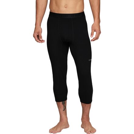 (取寄) メンズ ミッドウエイト 3/4 ボトム - メンズ Le Bent men Midweight 3/4 Bottom - Men's Black