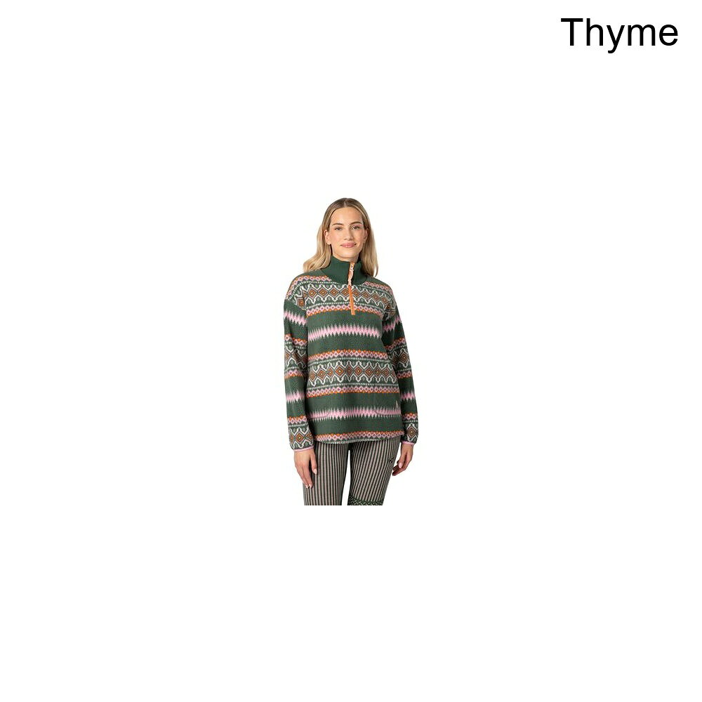 (取寄) カリトラ レディース ルーシー ミッドレイヤー 1/2-ジップ シャツ - ウィメンズ Kari Traa women Ruthie Midlayer 1/2-Zip Shirt - Women's Thyme