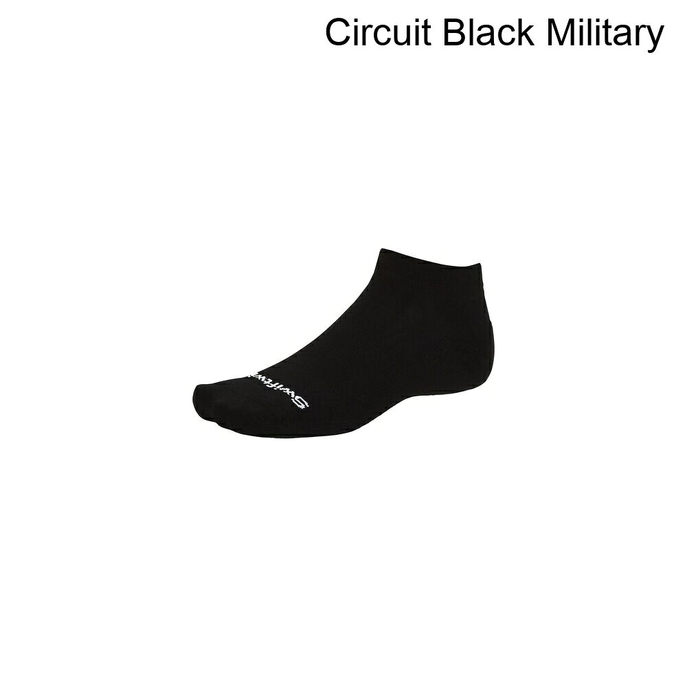 (取寄) スウィフトウィック アスパイヤー アンクル ソック Swiftwick Aspire Ankle Sock Circuit Black Military