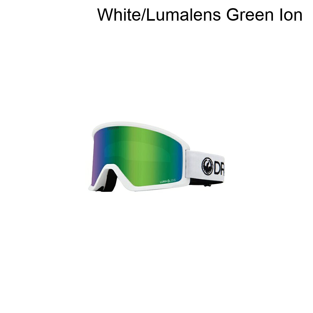 (取寄) ドラゴン DX3 OTG ゴーグルズ Dragon DX3 OTG Goggles White/Lumalens Green Ion