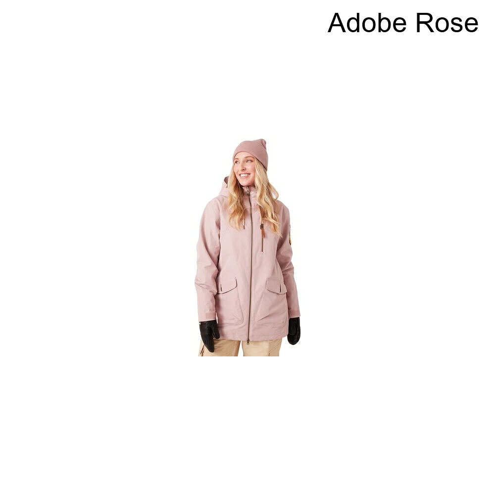 (取寄) ロキシー レディース フリー ラブ ジャケット - ウィメンズ Roxy women Free Love Jacket - Women's Adobe Rose