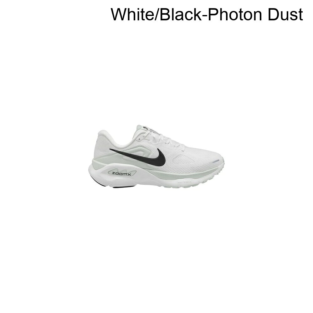 (取寄) ナイキ メンズ ストラクチャー プラス ランニング シューズ - メンズ Nike men Structure Plus Running Shoe - Men's White/Black-Photon Dust
