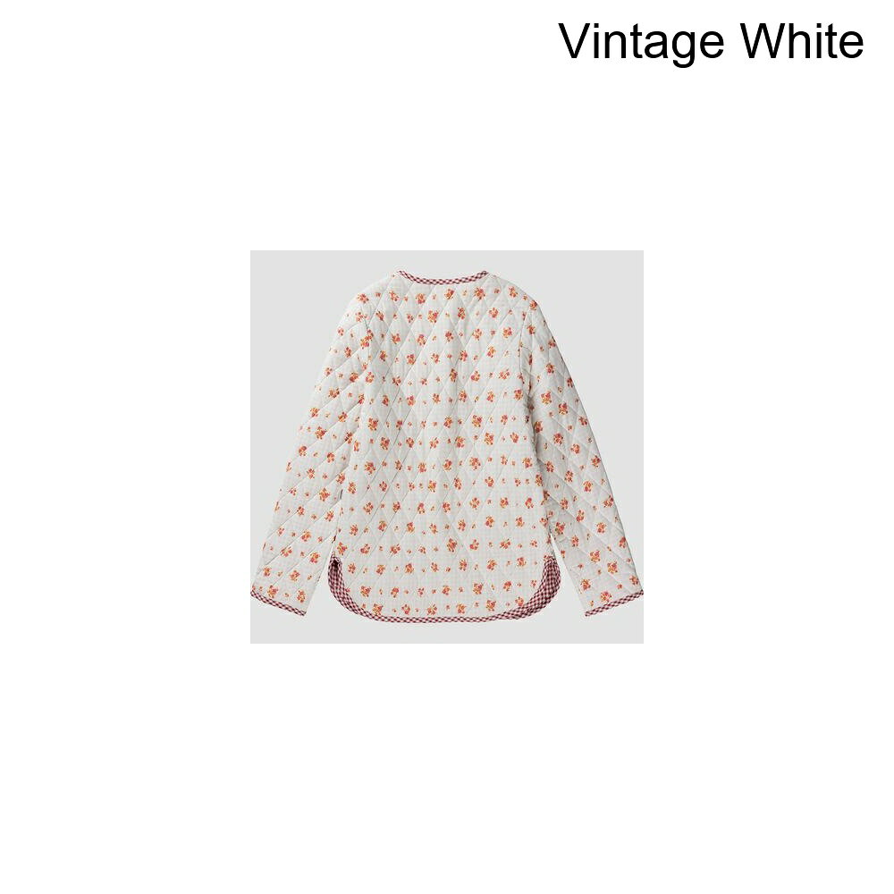 (取寄) リズム レディース ロージー フローラル キルテッド ジャケット - ウィメンズ Rhythm women Rosie Floral Quilted Jacket - Women's Vintage White sweetrag-18492188 スウィートラグ サンプル画像2