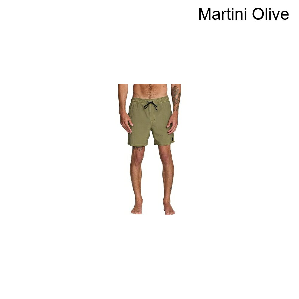 (取寄) ルーカ メンズ ヴァ エラスティック 16インチ ショート - メンズ RVCA men VA Pigment Elastic 16in Short - Men's Martini Olive