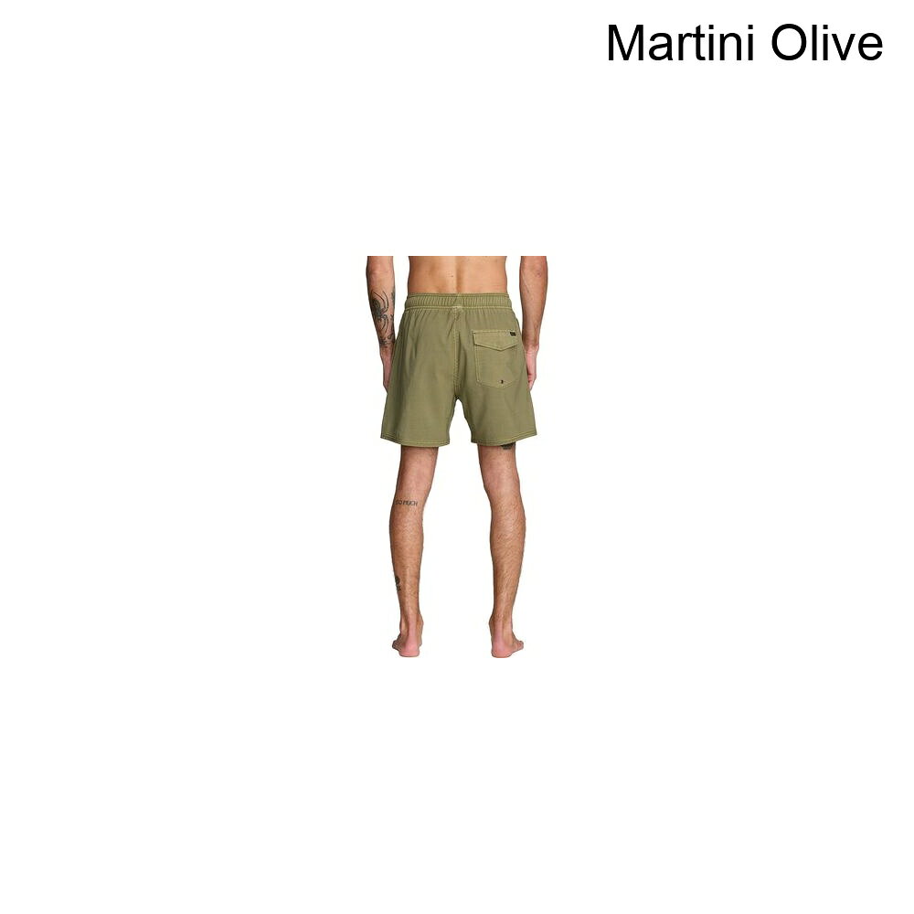 スウィートラグの(取寄) ルーカ メンズ ヴァ エラスティック 16インチ ショート - メンズ RVCA men VA Pigment Elastic 16in Short - Men's Martini Olive｜アングル2