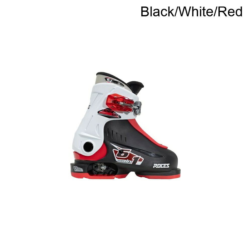 (取寄) キッズ アイデア アップ アジャスタブル スキー ブーツ - キッズ Roces kids Idea Up Adjustable Ski Boots - Kids' Black/White/Red