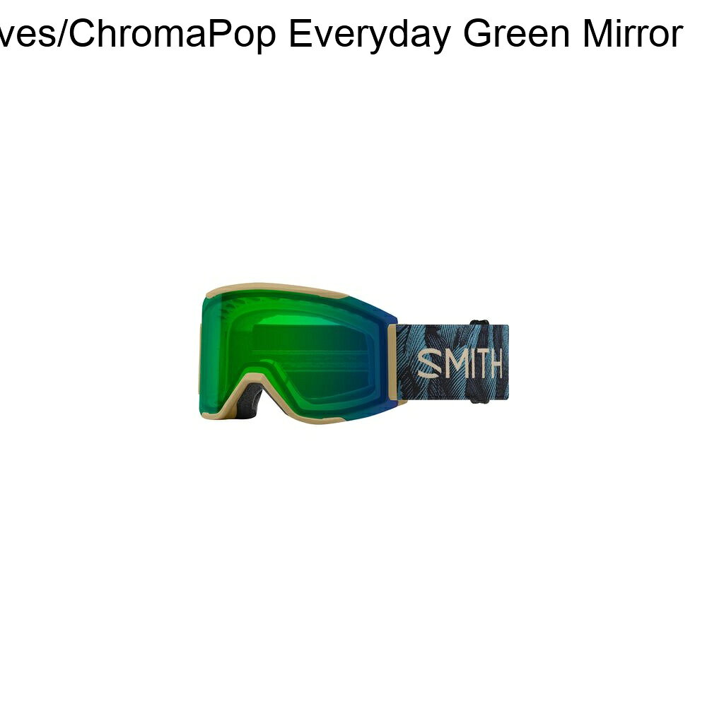(取寄) スミス スクアッド マグ ゴーグルズ Smith Squad MAG Goggles Smith x High Fives/ChromaPop Everyday Green Mirror