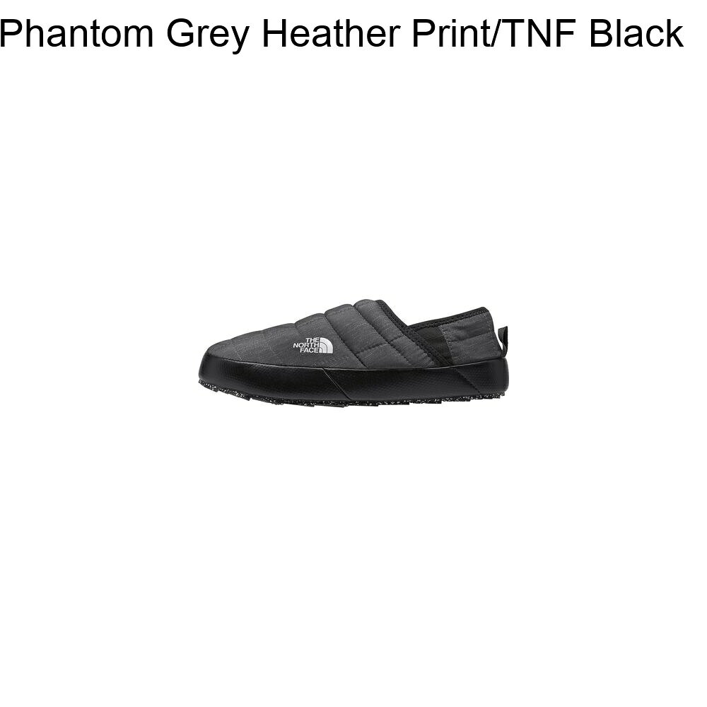 (取寄) ノースフェイス レディース サーモボール トラクション ミュール V シューズ - ウィメンズ The North Face women Thermoball Traction Mule V Shoe - Women's Phantom Grey Heather Print/TNF Black