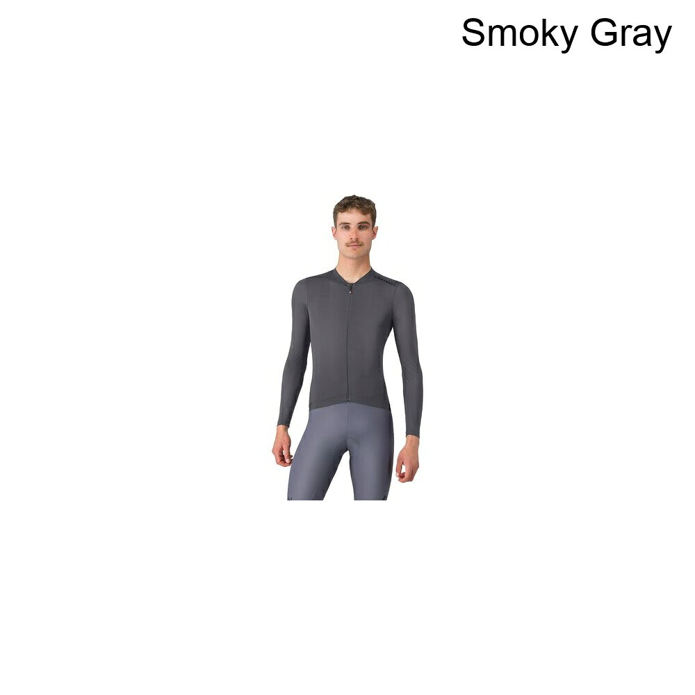 (取寄) カステリ メンズ エスプレッソ 2 ロング-スローブ ジャージ - メンズ Castelli men Espresso 2 Long-Sleeve Jersey - Men's Smoky Gray