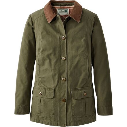 (取寄) エルエルビーン レディース アディロンダック バーン フランネル ライン コート - ウィメンズ L.L.Bean women Adirondack Barn Flannel Lined Coat - Women 039 s Loden