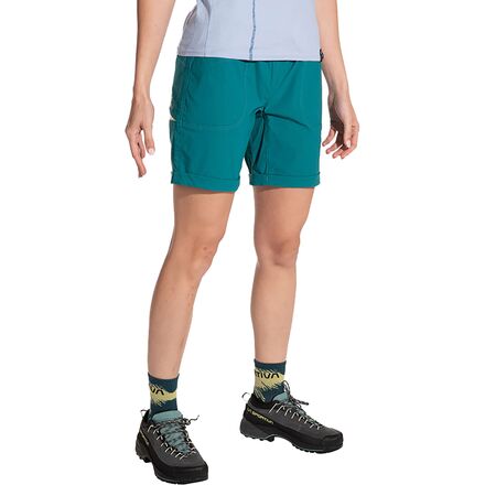 (取寄) スポルティバ レディース マントラ ショート - ウィメンズ La Sportiva women Mantra Short - Women's Everglade/Zest