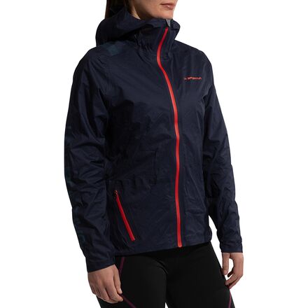 (取寄) スポルティバ レディース エセリアル プロ ジャケット - ウィメンズ La Sportiva women Ethereal Pro Jacket - Women's Deep Sea/Cherry Tomato