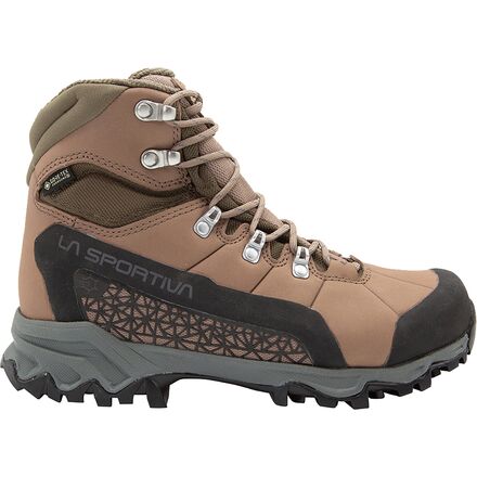 樂天商城 - (取寄) スポルティバ レディース ニュークレオ ハイ リ Gtx ワイド ブーツ - ウィメンズ La Sportiva women Nucleo High II GTX Wide Boot - Women's Cedar/Sand Dune