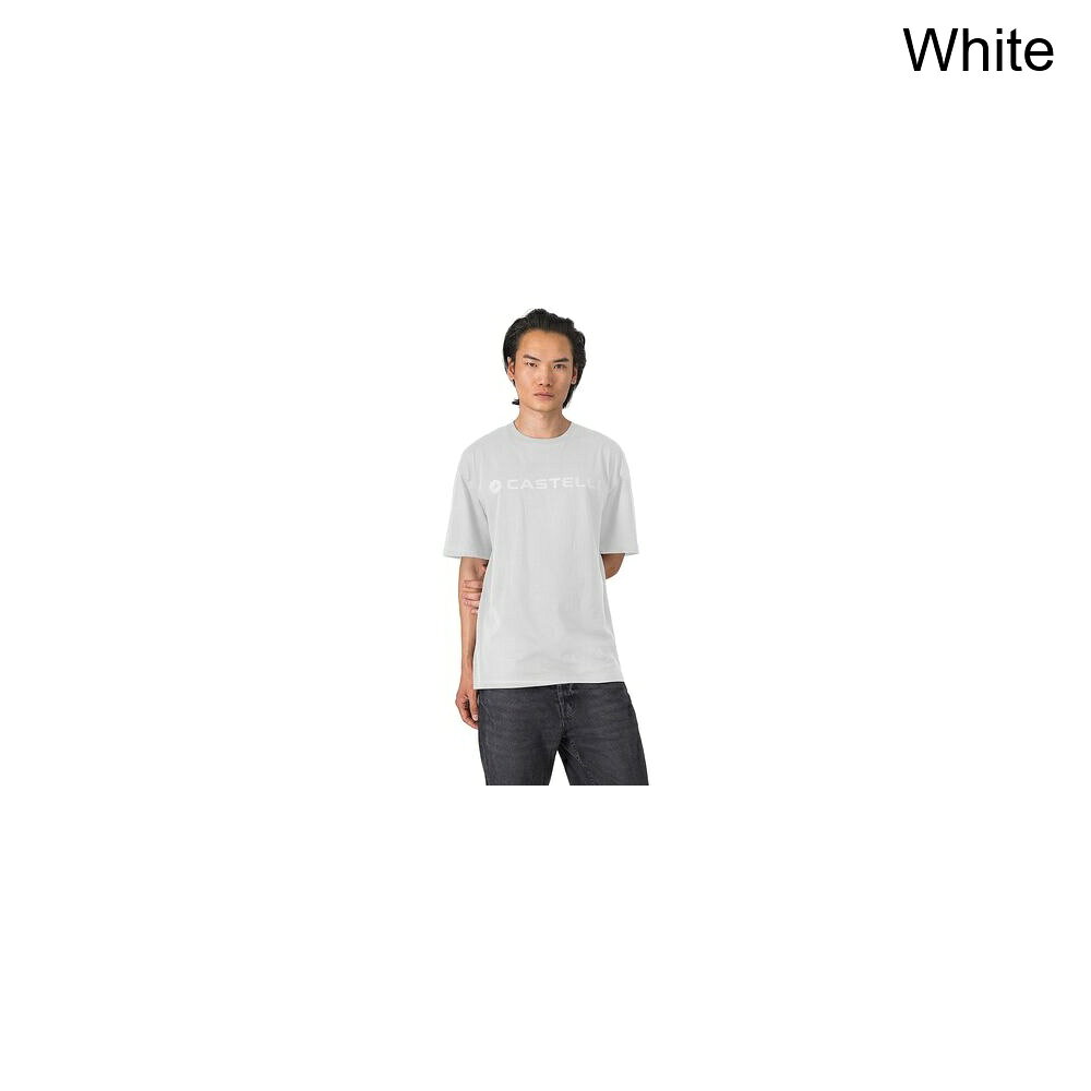(取寄) カステリ メンズ トーン ロゴ T-シャツ - メンズ Castelli men Tone Logo T-Shirt - Men's White