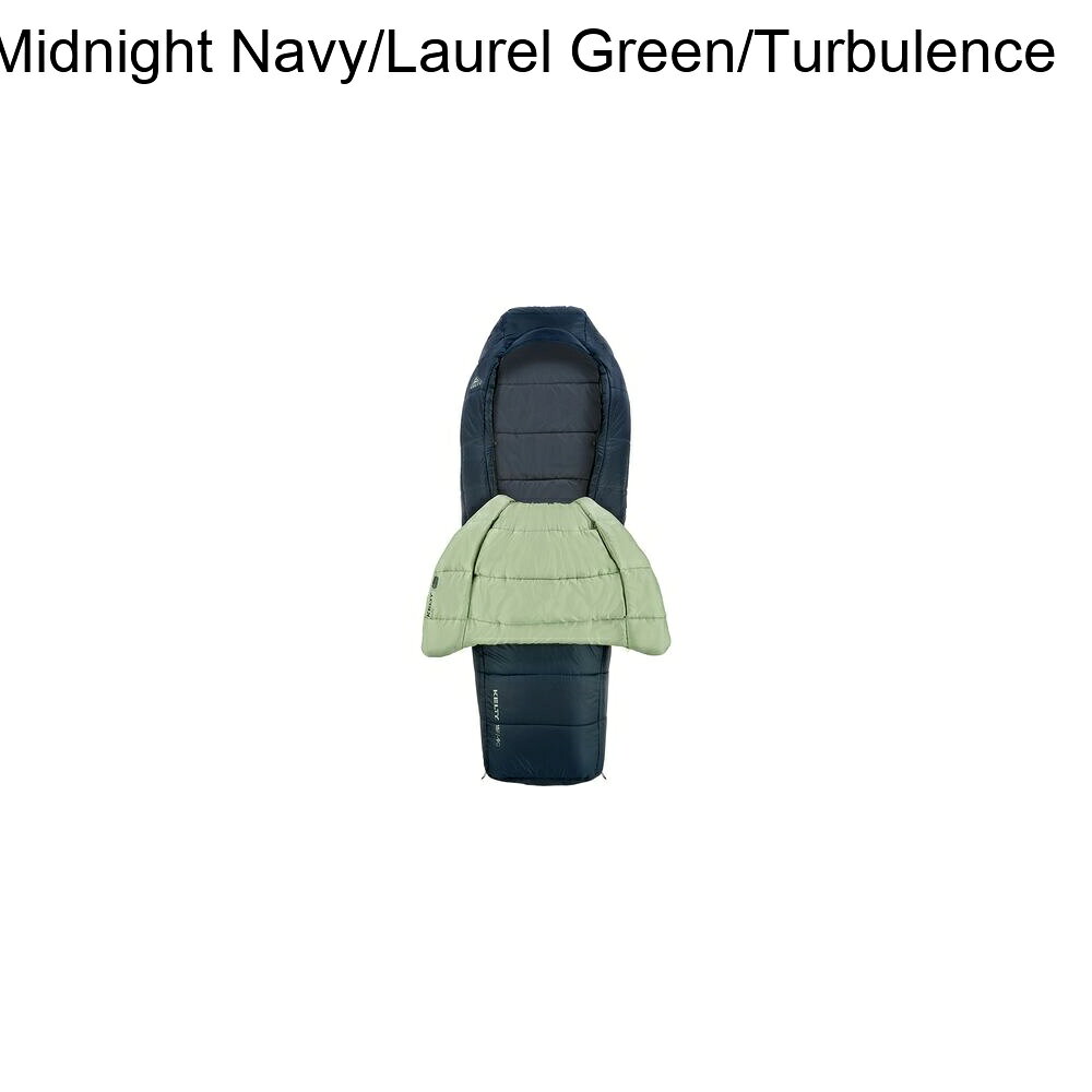 (取寄) ケルティ エクリプス 15 スリーピング バッグ 15F シンセティック Kelty Eclipse 15 Sleeping Bag: 15F Synthetic Midnight Navy/Laurel Green/Turbulence